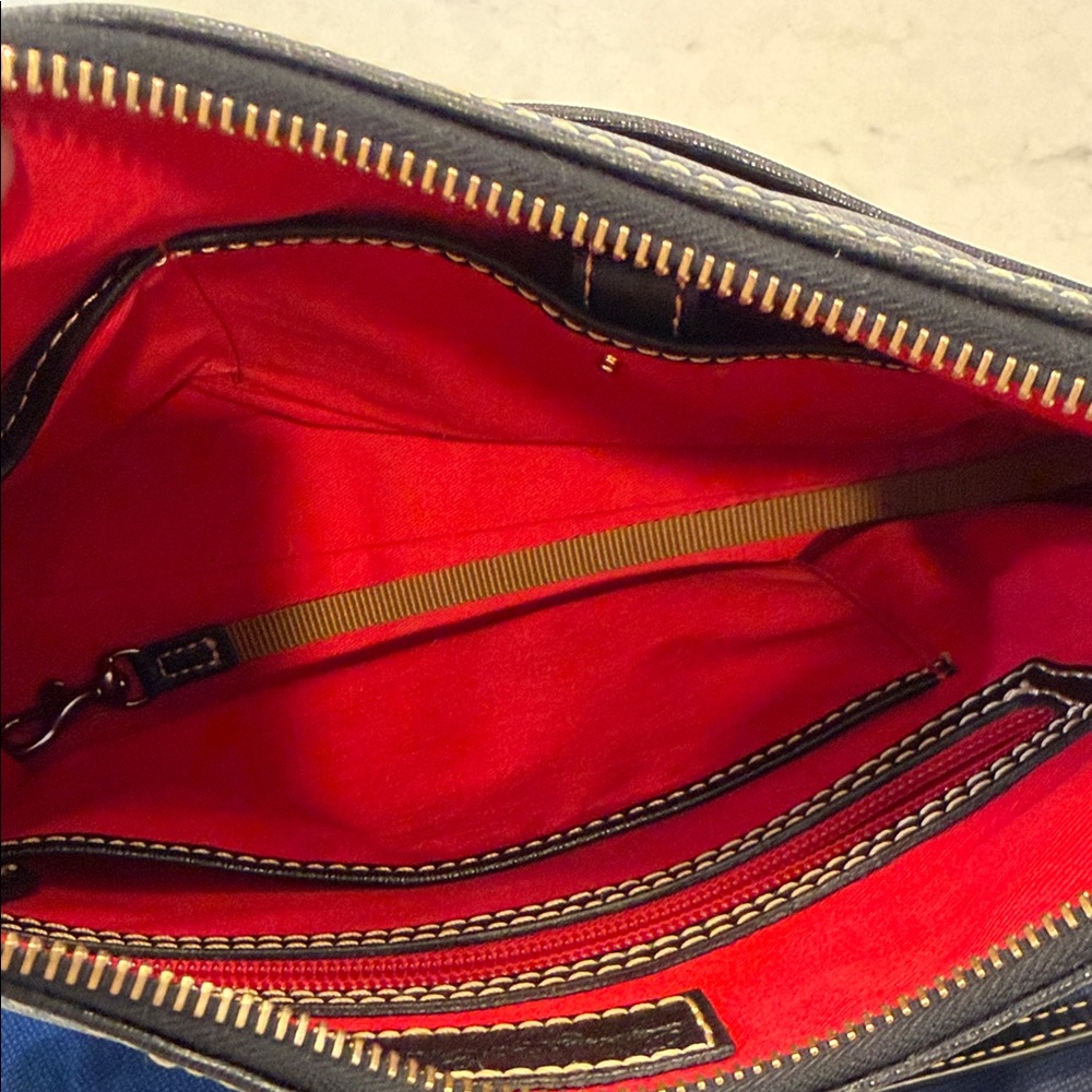 Dooney & Bourke Black Crossbody Bag with Gold Accents - Picture 8 of 16